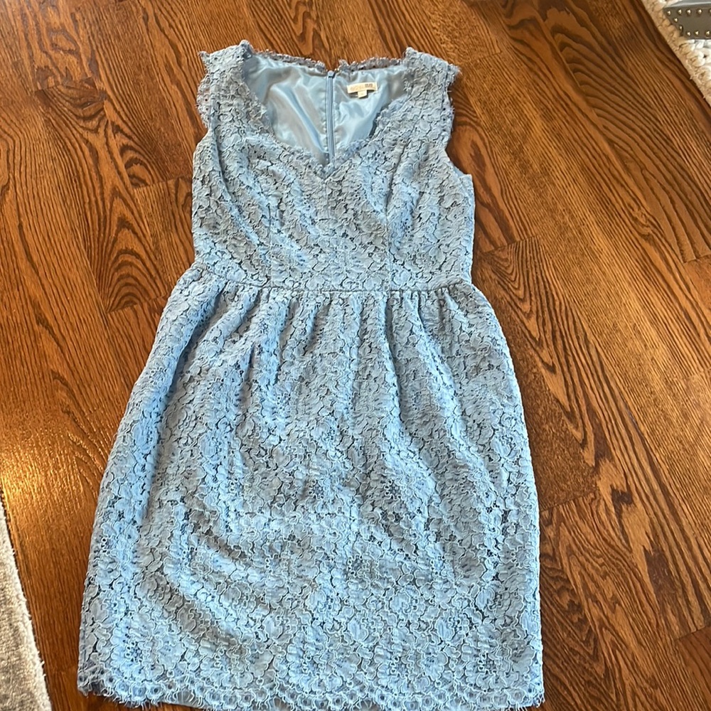 Shoshanna Lace Blue dress, Size 6